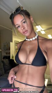 August Laines Brown Eyes Mixed Race Canadian Huge Breasts