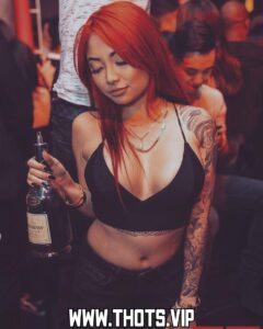 Cassie V Green Eyes Asian Tattooed Vietnamese Chick Slutty